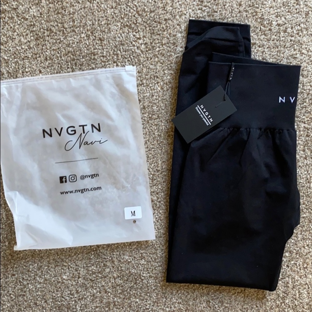 NVGTN new with tags. Black SOLID SEAMLESS!